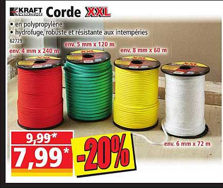corde xxl kraft werkzeuge