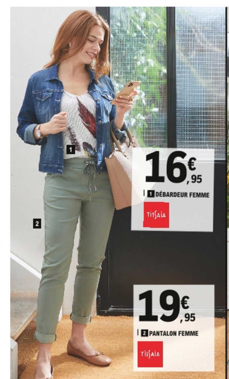 Débardeur Femme Tissaia , Pantalon Femme Tissaia