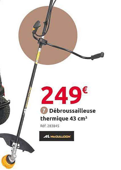 débroussailleuse thermique mc culloch