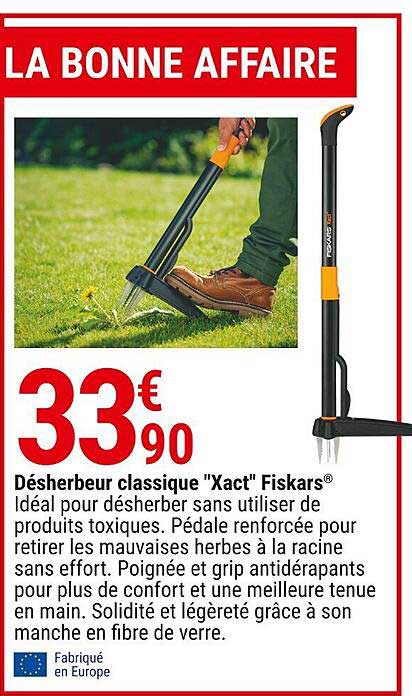 désherbeur classique "xact" fiskars