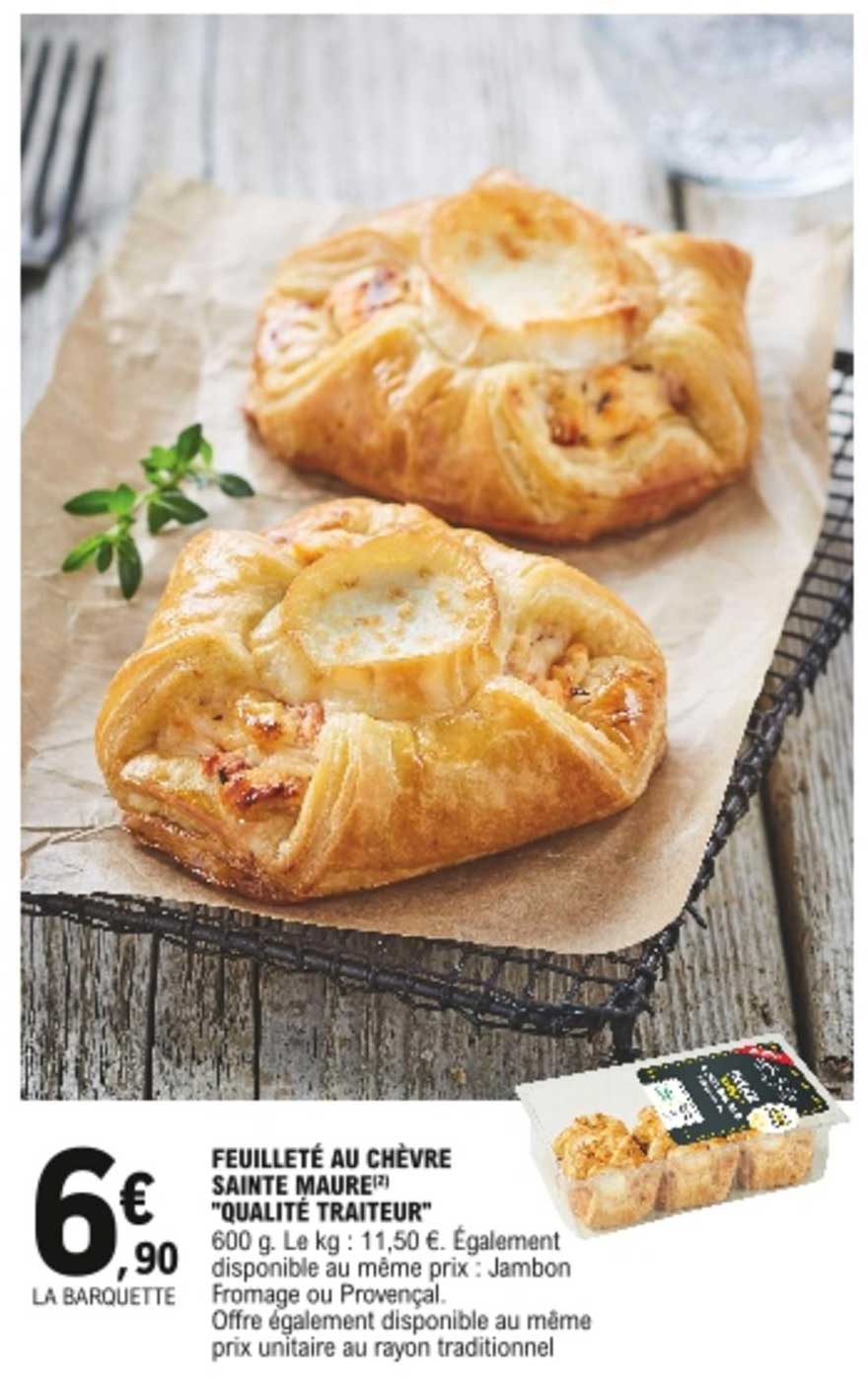 feuilleté au chèvre sainte maure "qualité traiteur"