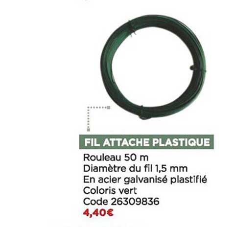 fil attache plastique