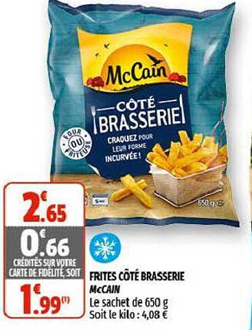 Frites Côté Brasserie McCain