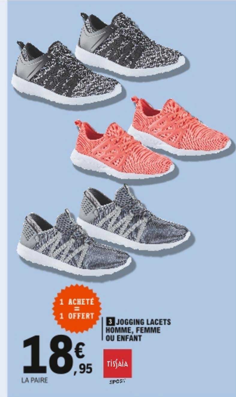 Jogging Lacets Homme, Femme Ou Enfant Tissaia