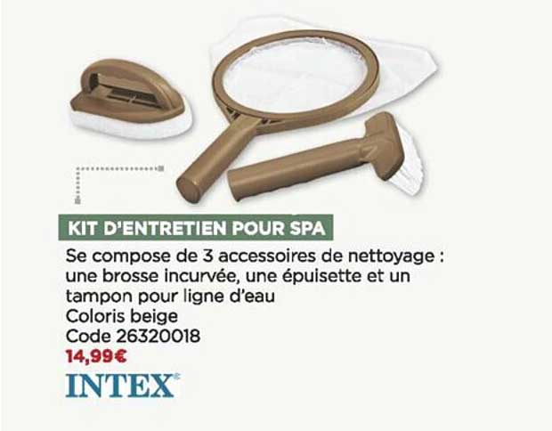 kit d'entretien pour spa intex