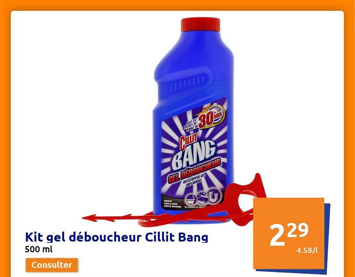 kit gel déboucleur cillit bang