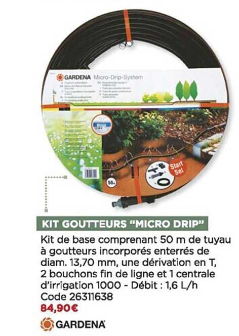 kit goutteurs "micro drip" gardena
