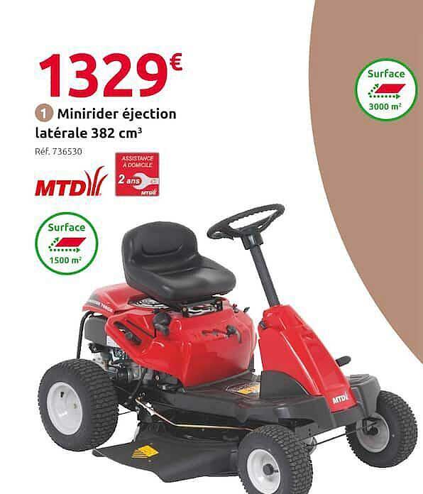 Minirider éjection Latérale Mdt