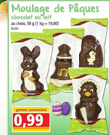 Moulage De Pâques Chocolat Au Lait