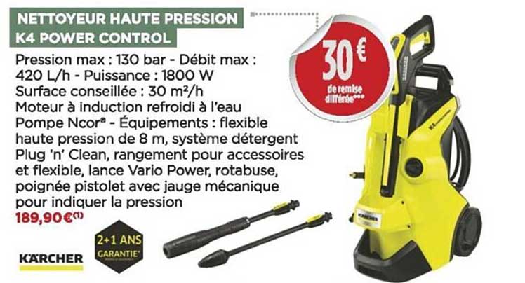 nettoyeur haute pression k4 power control kärcher