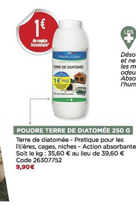 poudre terre de diatomée 250 g