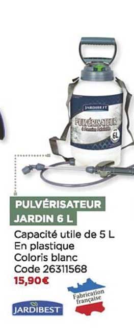 Pulvérisateur Jardin 6 L Jardibest