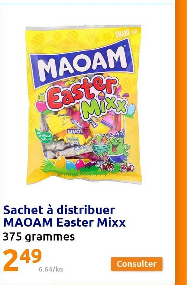 sachet à distribuer maoam easter mixx