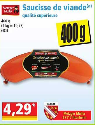 sauce de viande metzger müller