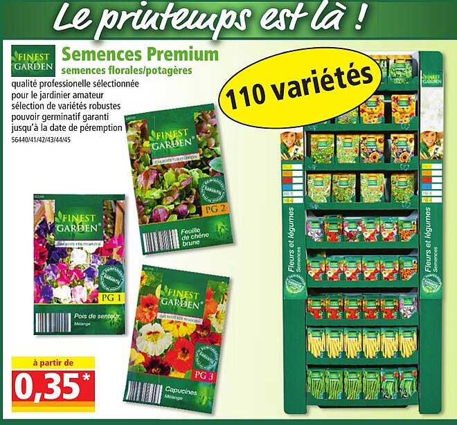 semences premium semence florales-potagères finest garden