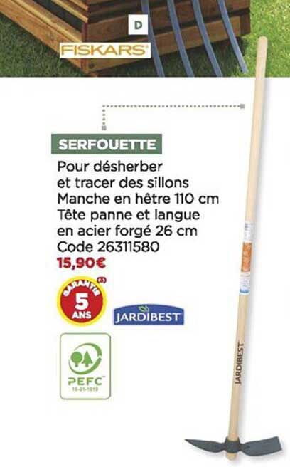 serfouette jardibest