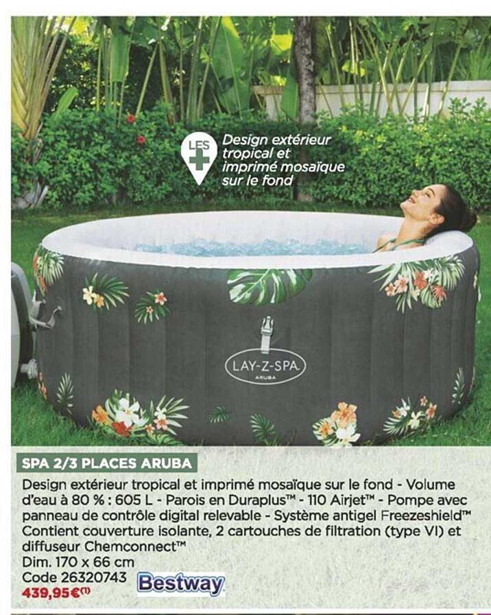 spa 2-3 places aruba bestway