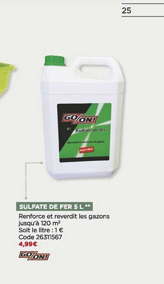 sulfate de fer 5 l go-on!