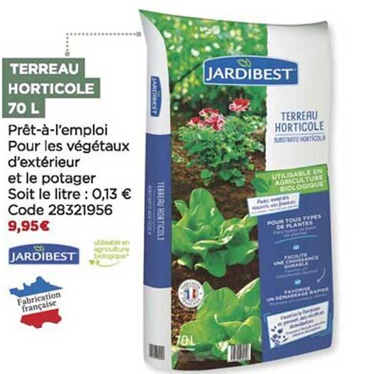 Terreau Horticole 70 L Jardibest