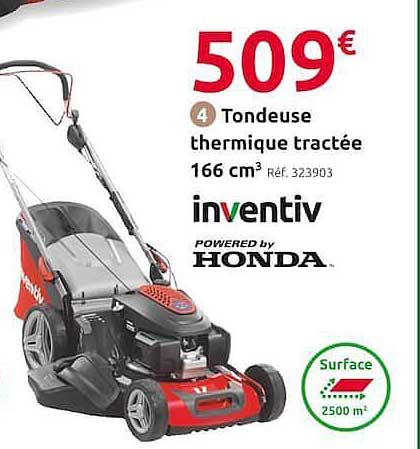 Tondeuse Thermique Tractée Inventiv