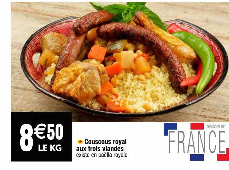 couscous royal aux trois viandes