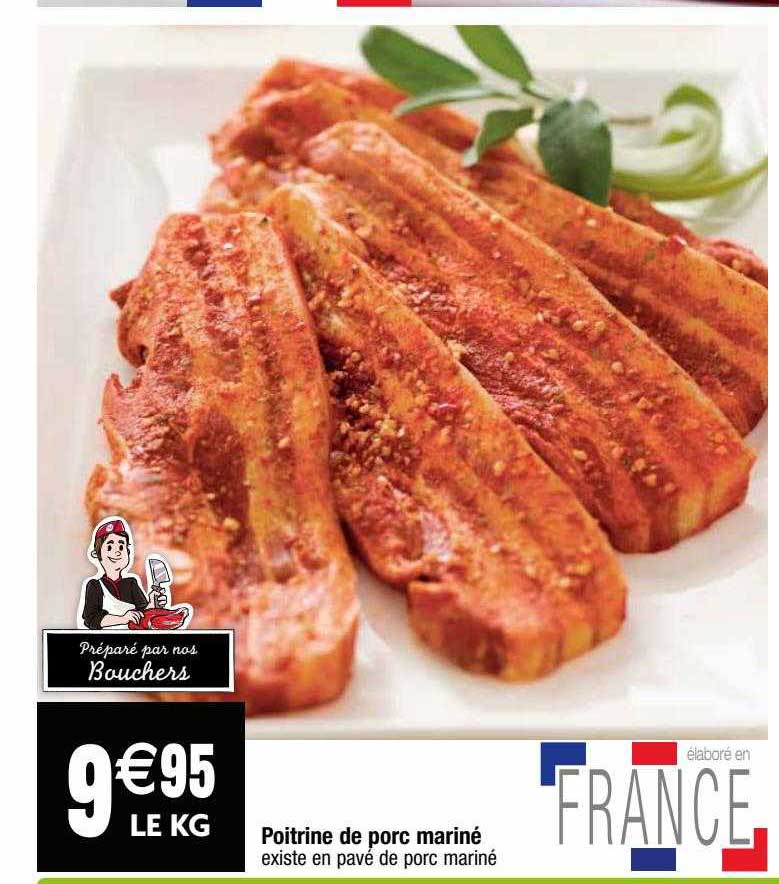 Poitrine De Porc Mariné