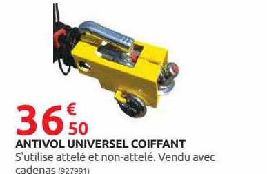 antivol universel coiffant