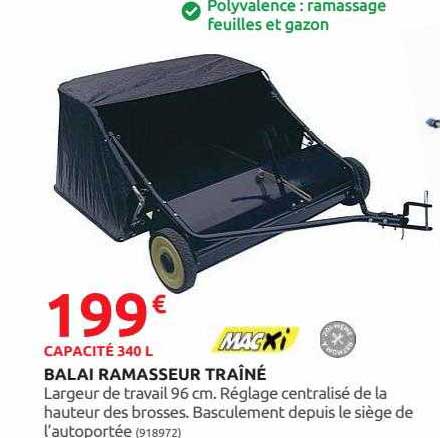 balai ramasseur traîné macxi