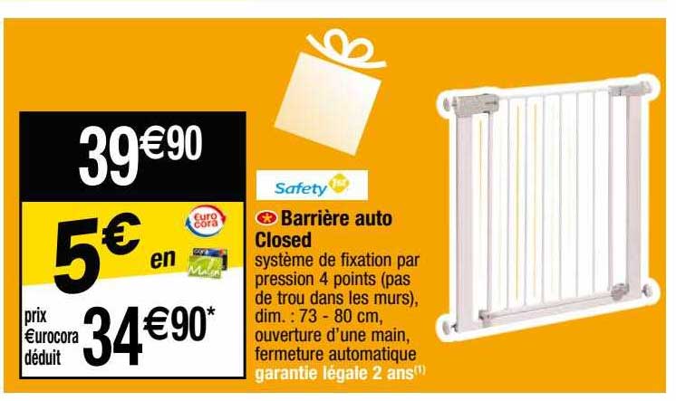 Barrière Auto Closed Safety
