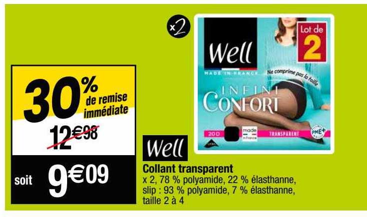 Collant Transparent Well