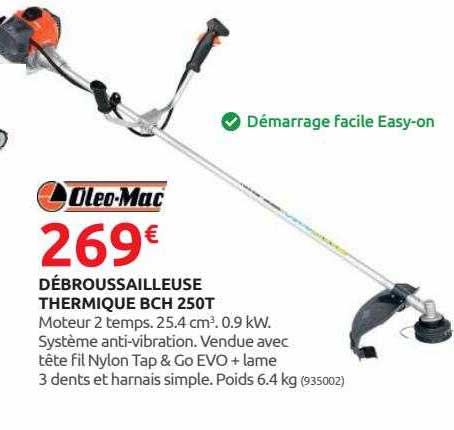 débroussailleuse thermique bch 250t oleo-mac