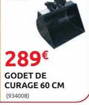 godet de curage 60cm