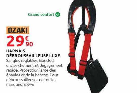 Harnais Débroussailleuse Luxe Ozaki