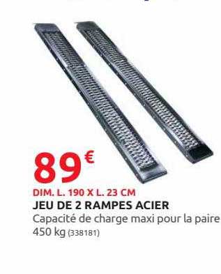 Jeu De 2 Rampes Acier