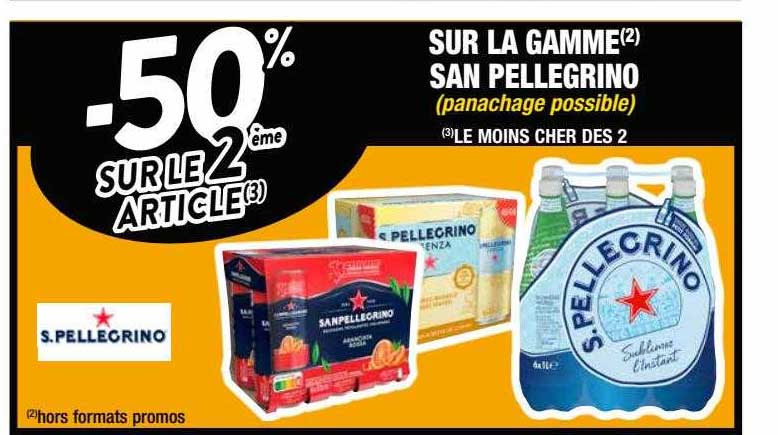 la gamme san pellegrino