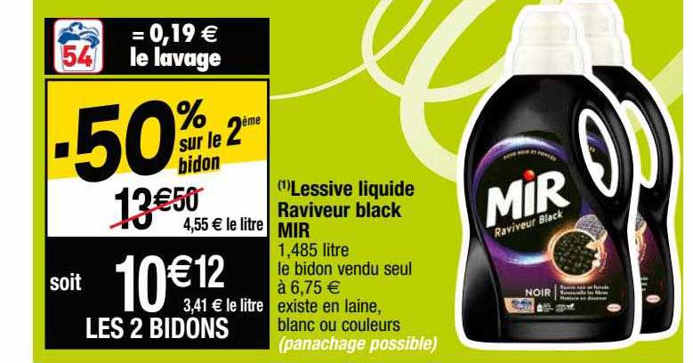 lessive liquide raviveur black mir