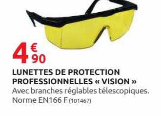 lunettes de protection professionnelles «vision»