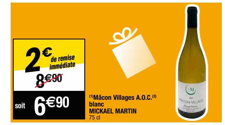 mâcon villages a.o.c. blanc mickael martin