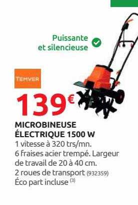 microbineuse électrique 1500 w temver
