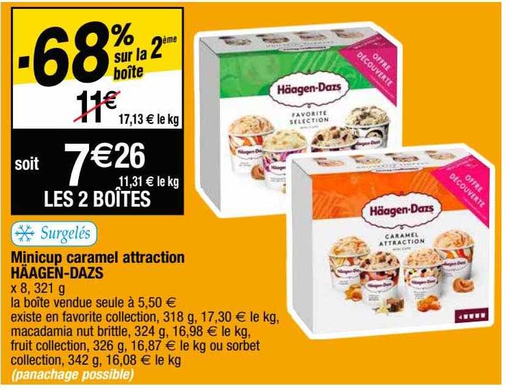 minicup caramel attraction häagen-dazs