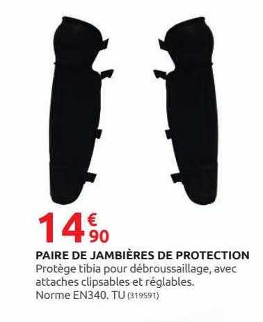 paire de jambières de protection