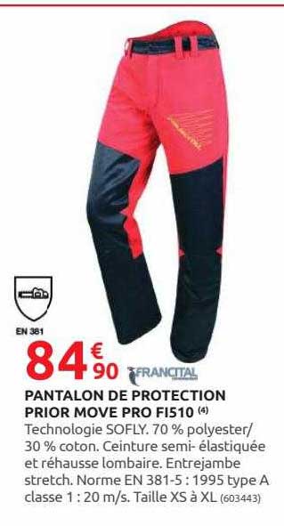 pantalon de protection prior move pro fi510