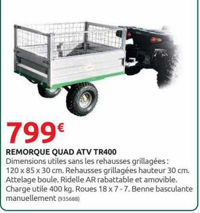 remorque quad atv tr400