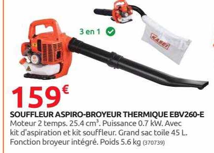 souffleur aspiro-broyeur thermique ebv260-e