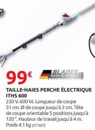 taille-haies perche électrique iths 600
