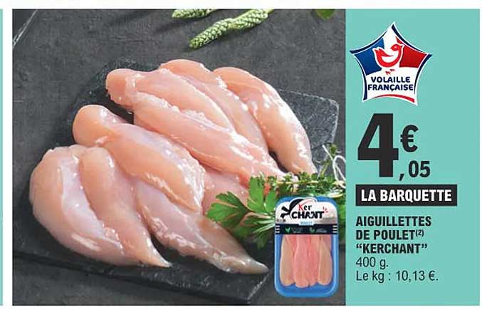 aiguillettes de poulet "kerchant"