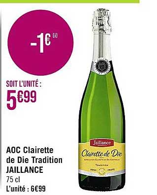 aoc clairette de die tradition jaillance