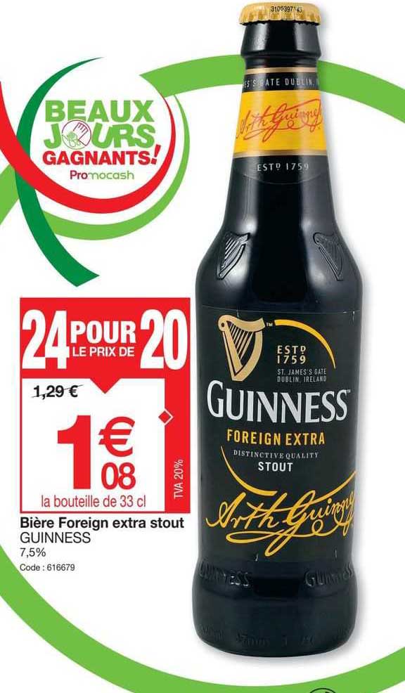 bière foreign extra stout guinness