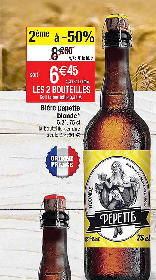 Bière Pepette Blonde