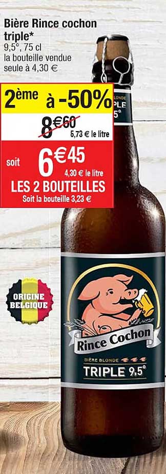 bière rince cochon triple